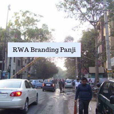 RWA Advertising options in Landscpae Shire Apartments Panji, Society Gate Ad company in Panji Goa